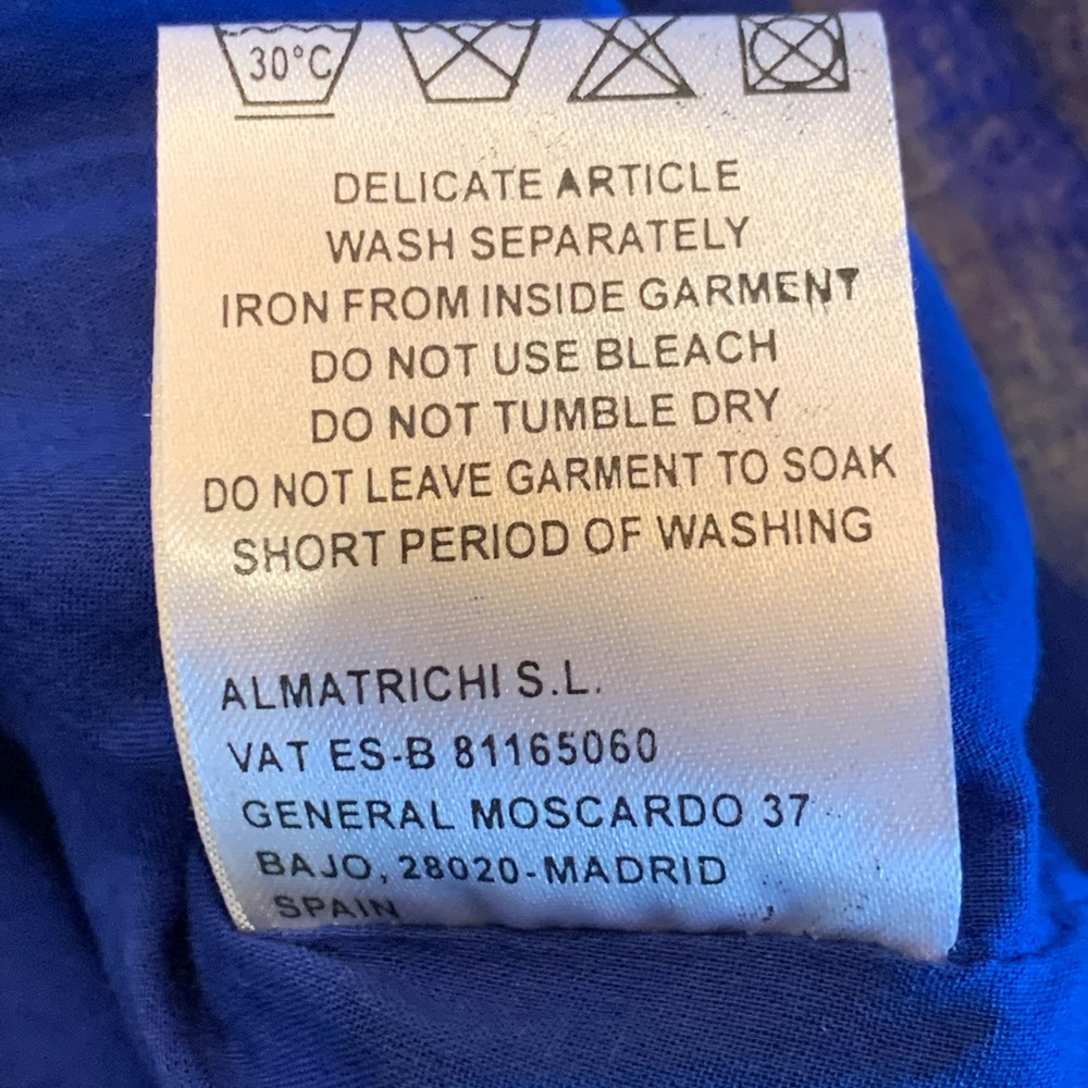 Almatrichi Blue Crochet Blouse - Picture 6 of 7